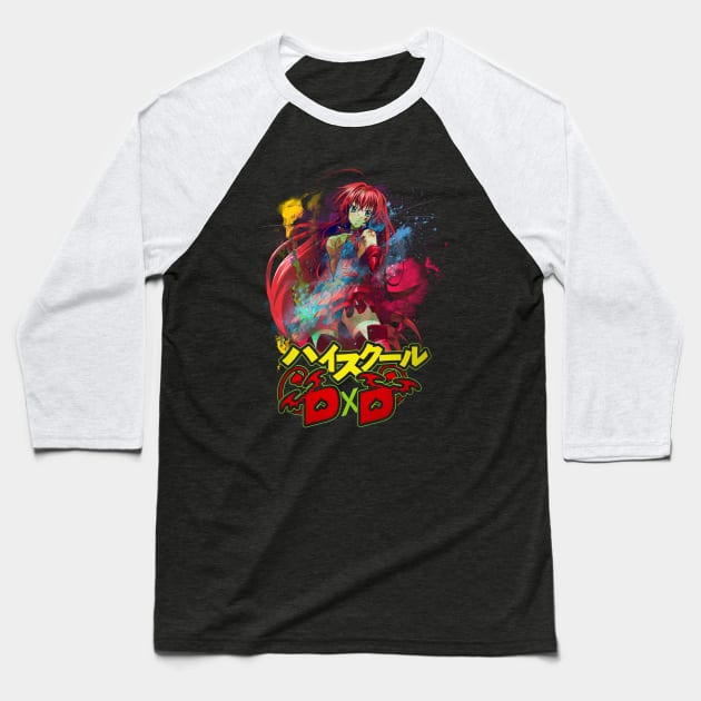 Boosted Gear Possession High School DxD Power Symbol Shirt Baseball T-Shirt by Thunder Lighthouse